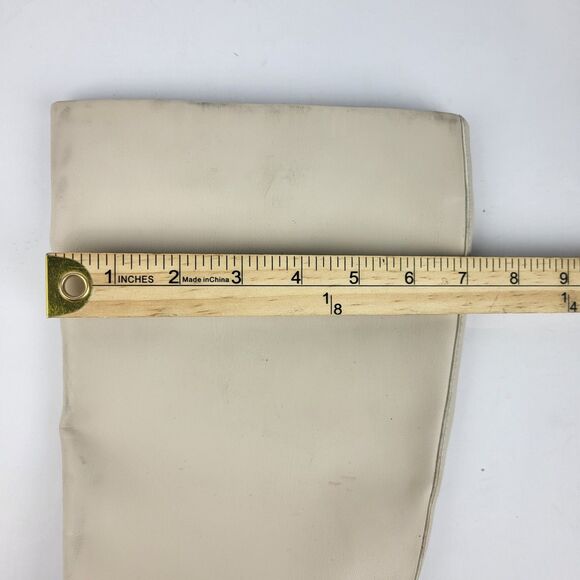 Steven by Steve Madden Calda Boots Faux Leather Off White Size 9M - Picture 2 of 16